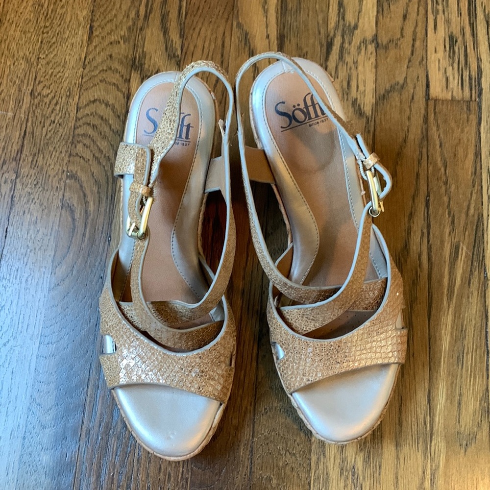 Golden colored platforms